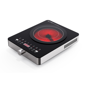 Table <span class=keywords><strong>de</strong></span> <span class=keywords><strong>cuisson</strong></span> électrique en céramique avec écran LED tactile, 2000W, <span class=keywords><strong>plaque</strong></span> chauffante unique puissante, plaques infrarouges - Product Image 1