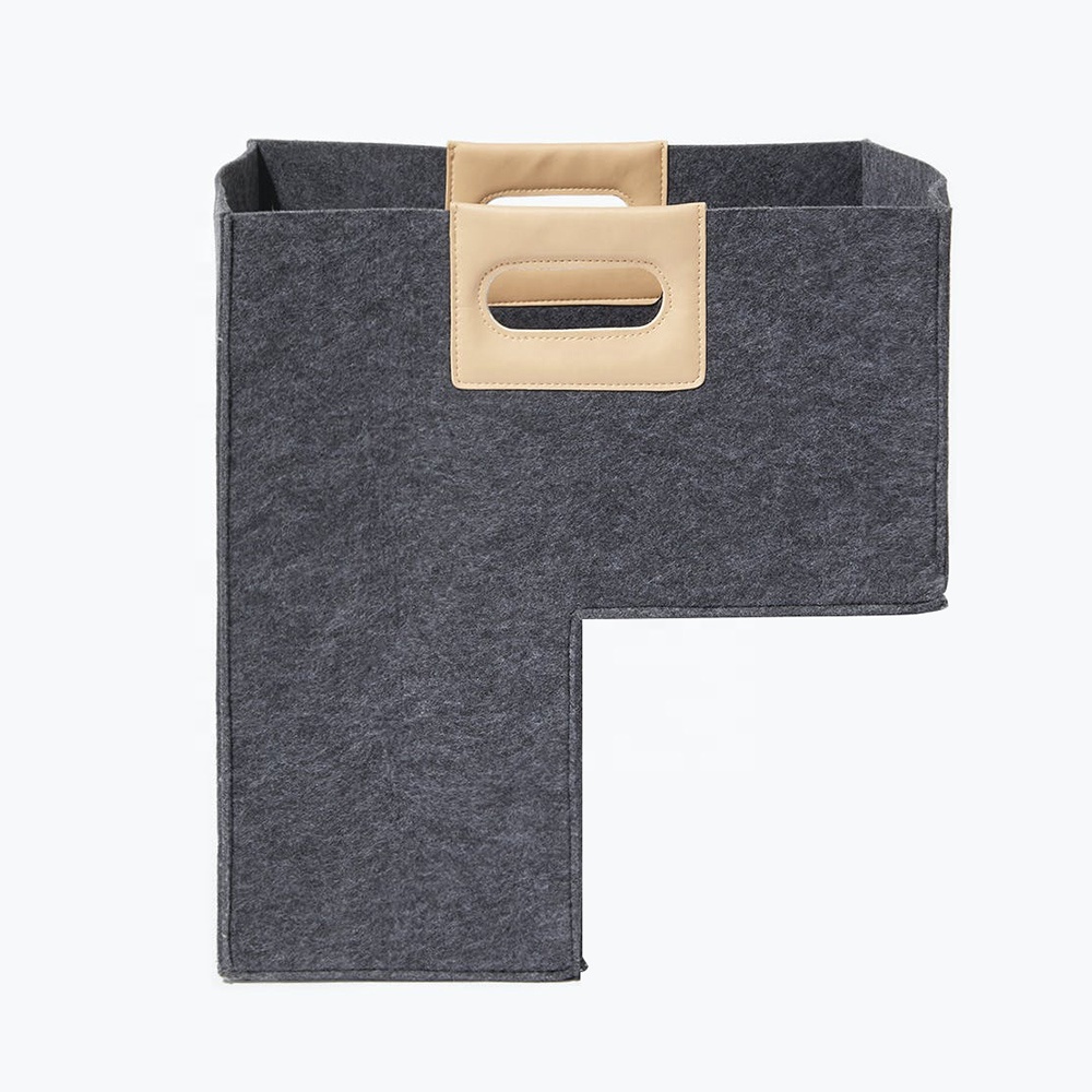 Складная складная корзина для хранения игрушек в форме войлока в форме 2021 л корзина для хранения лестницы