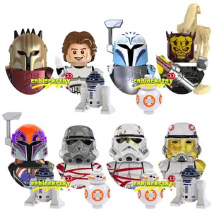 SW série Savage Opress Han Solo Mandalorian Space Wars film Mini bloc de construction Figure enfants recueillir des briques en plastique jouet TV6109