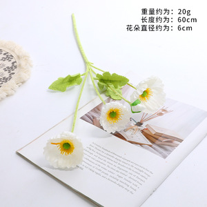 Flores Artificiales de Amapola Simuladas de Yu Meiren, Seda de Alta Simulación, Decoraciones para Bodas y Hogar - Product Image 6