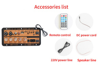 Özelleştirilebilir D60 watt 12V 24V 220V ev amplifikatör kurulu HI-FI bas güç Amp USB uzaktan kumanda ile yüksek güç D60 arabalar için