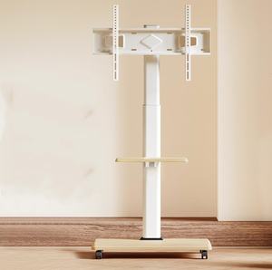 <span class=keywords><strong>Mobile</strong></span> <span class=keywords><strong>TV</strong></span> piedistallo con schermo di visualizzazione integrato ruota, carrello <span class=keywords><strong>Mobile</strong></span> <span class=keywords><strong>TV</strong></span> Stand per soggiorno e camera da letto - Product Image 2