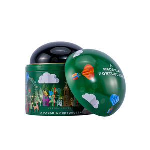 Caja Musical Cilíndrica de Hojalata de Grado Alimenticio Premium - Envase Metálico Musical Giratorio para Dulces, Galletas, Velas, Regalos Navideños - Product Image 3