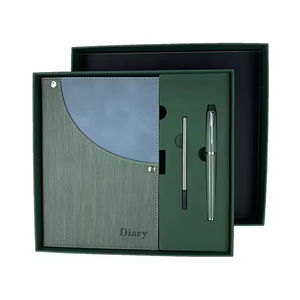 Cuaderno y bolígrafo promocional 2026 Pretty Custom logo Impreso <span class=keywords><strong>Semanal</strong></span> Daily Planners en Business Gift Box Set - Product Image 1