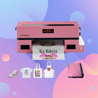 2025 Printer Digital Haolic DTF A3 DTF Pink Roll Printer Transfer panas 13 inci Film Pet untuk pemula hidup warna DTF Printer