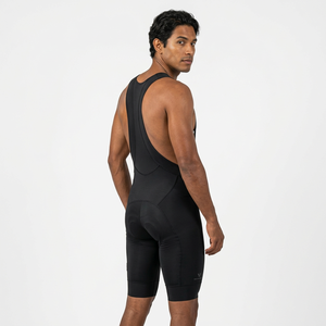 Cuissard de cyclisme noir ajusté pour homme avec matière en nylon et spandex respirante, longueur courte, style adulte - Product Image 6