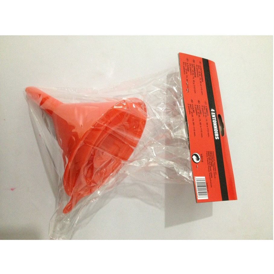 4 разных размера пластиковая масляная Воронка в полиэтиленовом пакете с упаковкой для головы