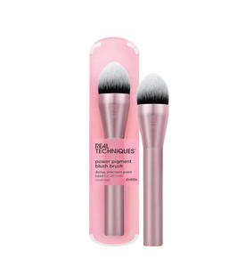 <span class=keywords><strong>Pinceau</strong></span> de maquillage rose clair à manche en aluminium, <span class=keywords><strong>pinceau</strong></span> pour blush liquide ou crème, <span class=keywords><strong>pinceau</strong></span> pour fond de teint - Product Image 2