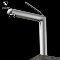 Pistolet monté sur le pont de la salle de bain en laiton moderne monotrou Offre Spéciale-Robinet de bassin d'eau gris