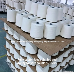 Prix Spécial Fil de Coton 100% 10S-450S à Torsion Élevée et Fil Polaire à Torsion Faible Coton Personnalisable et Blanchissable pour Tissage et Tricotage - Product Image 5
