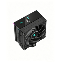 Refroidisseur d'air pour processeur DeepCool AK400 DIGITAL noir pour Intel LGA1700 1200 et AMD AM5 AM4 avec affichage de l'état