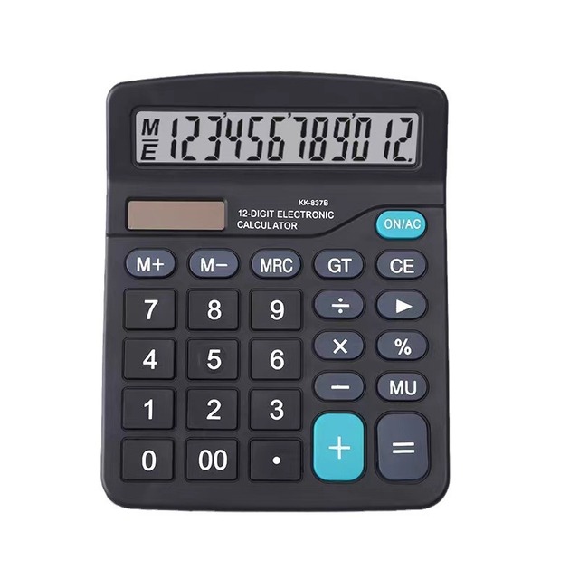 Hot Selling Student Desktop Office Calculators 12 Digit Display Basic Standard Calculators Business Finance Large Screen