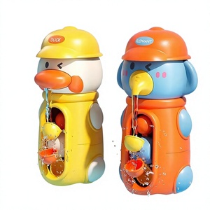 Jouet de bain pour bébé en plastique transfrontalier avec moulin à vent rotatif et roue à eau en forme de canard pour 0-24 mois, origine mer claire - Product Image 1