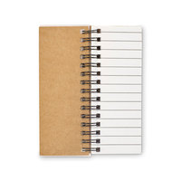 Bloc-notes promotionnel en PP avec couverture rigide, notes adhésives, 5 marque-pages de couleur assortie, papier recyclé écologique, impression numérique, reliure à anneaux
