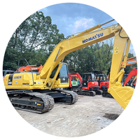 Excavatrice d'occasion Komatsu PC200-7 PC200-8 de 20 tonnes, d'origine japonaise, faible nombre d'heures, sur chenilles, diesel, hydraulique, excellent état