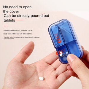 Wholesale Customizable <b>Mini</b> PP Pill <b>Box</b> Container Food Grade Case Organizer with Cutter and Packaging - Product Image 1