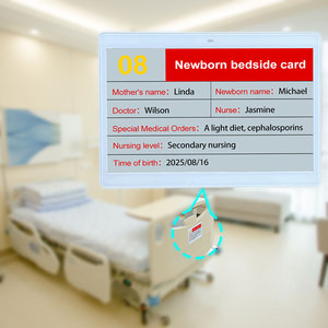 หน้าจอ E-Ink ส่งภาพข้อมูล โรงพยาบาล NFC IoT โซลูชันดิจิทัลเพื่อสุขภาพ ลายเซ็นดิจิทัล จอแสดงผล E-Ink ESL 4 สี อีเปเปเปอร์ - Product Image 1