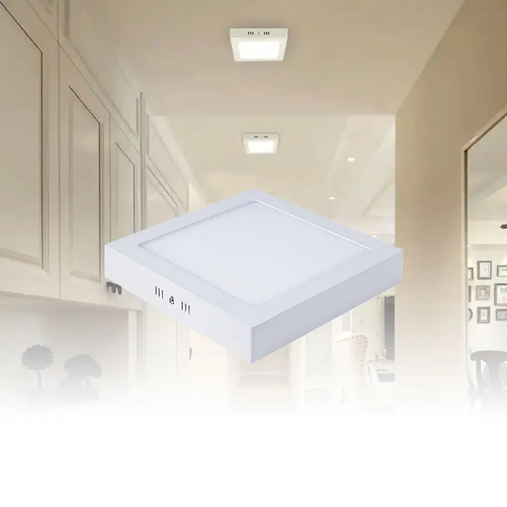Luz LED embutida para uso doméstico em painel de teto comercial baixo UGR CCT regulável para escritório plano embutido