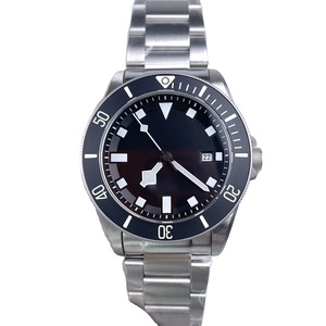 Reloj de Buceo Mecánico con Correa de Acero Inoxidable, Resistente al Agua 30 bar, Movimiento Automático de Lujo, Diseño Deportivo con Agujas - Product Image 1