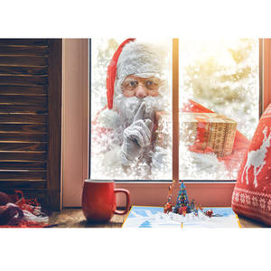 3D ต้นคริสต์มาสชุดกล่องเล็กกระดาษการ์ดอวยพรป๊อปอัพพร้อมซองของขวัญคริสต์มาสสำหรับเพื่อนและครอบครัว - Product Image 6