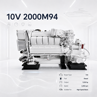 Moteur diesel marin SCDC MTU Série 2000 10V 2000M94 4 temps refroidi par eau pour yacht de luxe, navire de patrouille et bateau rapide de transport de personnel