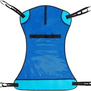 Eslinga de elevación para máquina de transferencia de pacientes, de poliéster, con accesorios de acero inoxidable, longitud de ojo de 12 pulgadas, estilo sin fin - Product Image 1