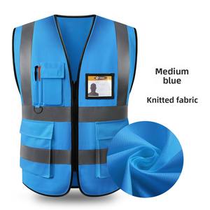 Chaleco de Seguridad con Bolsillos, Chaleco de <span class=keywords><strong>Trabajo</strong></span> de Lona para Verano, Chaleco de Seguridad Verde ANSI, Los Mejores <span class=keywords><strong>Chalecos</strong></span> de Seguridad para <span class=keywords><strong>Hombre</strong></span> - Product Image 4