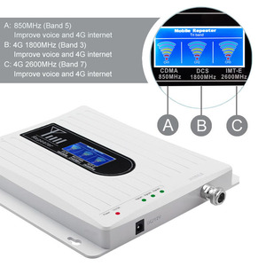 Nuevo 850 1800 2600MHz <span class=keywords><strong>Band5</strong></span> 3 7 GSM 3G 4G DCS FDD JIO amplificador de señal celular - Product Image 3