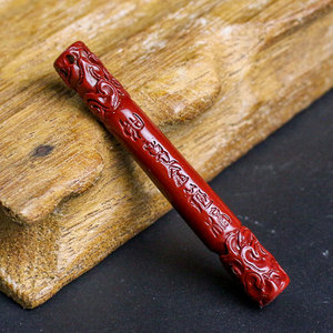 Cinnabar <b>Monkey</b> King Wukong Pendant 32x14x12mm Copper Alloy Themed Charm Necklace <b>Gift</b> Hangzhou Origin - Product Image 3