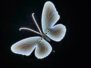 3d Christmas Motif Lights Outdoor Waterproof Landscape Lighting Dynamic Colorful For Wings Led Iron <strong>Butterfly</strong> Light - Product Image 6