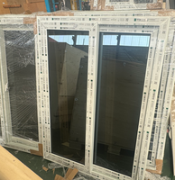 Günstiges Vinyl-Schiebefenster mit Fliegengitter Dreifachverglasung Schalldicht Hurrikan-Sicher PVC-Rahmen Modernes Design Energieeffizient Hotel Küche