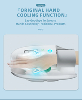 healthpal 2024 therapie handgelenk schutz unterstützung elektrische vibration tragbar handgehaltene punkt runde ganze hand schmerzlinderung luftmassagegerät