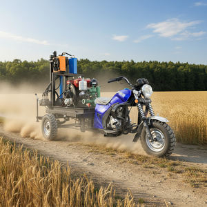 Foreuse mobile abordable de 22 CV pour puits d'eau, moteur 16 kW, tiges de forage de 1,5 m, idéale pour l'accès à l'eau dans les fermes et les villages - Product Image 1