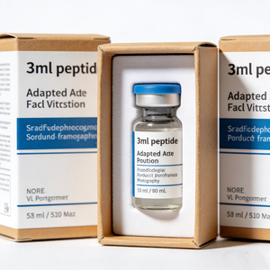 맞춤형 무균 펩타이드 포장 상자 의료 용품 종이 상자 골판지 플립 커버 상자 재활용 소재 스팟 UV 핫 - Product Image 3