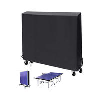Housse de protection universelle imperméable pour table de ping-pong d'intérieur avec double couture – Protection de meubles