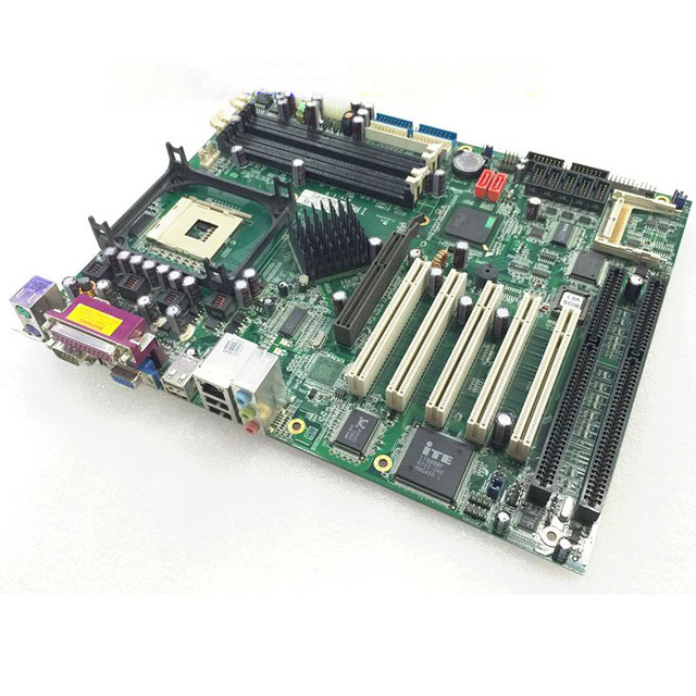 Hot Sale Socket 478  Ddr400 Motherboards With 2 ISA Slot Run Winxp Win98 dos 6.22 Linux System Model IMBA-8650GR-R10