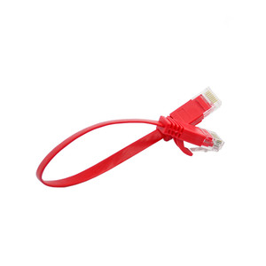 สายแลนอีเธอร์เน็ตแบบแบน Cat 6 Gigabit ขนาด 32AWG ความยาว 0.5 ม. 1 ม. 20 ม. 30 ม. สายเน็ตเวิร์ก UTP RJ45 <span class=keywords><strong>Cat6</strong></span> สำหรับอินเทอร์เน็ต - Product Image 1