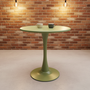 Hochwertiger Runder Esstisch Einfacher Eisen-Esstisch Langlebiges Modernes Minimalistisches Design für Außenbereich Wohnzimmer Schlafzimmer - Product Image 6