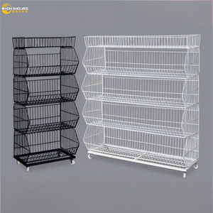 מדפי סופרמרקט, סלים מלוטשים, מדפי חטיף, חנות נוחות מזון כלובים, מדפי תצוגת צעצוע, נייד - Product Image 2