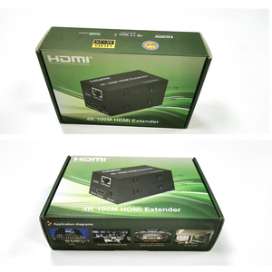 ตัวขยายสำหรับ <span class=keywords><strong>HDMI</strong></span> พร้อมตัวควบคุม IR HDCP 1080P 4K ตัวแปลงอีเทอร์เน็ต RJ45 3D 5e แมว/6 Cat5 <span class=keywords><strong>Cat6</strong></span>ความยาว100เมตรสำหรับเครื่องส่งสัญญาณ <span class=keywords><strong>HDMI</strong></span> R - Product Image 5
