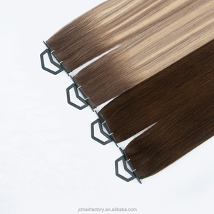 ผมต่อแบบเย็บ Genius Weft สีบลอนด์เย็น คุณภาพดีเยี่ยม เส้นผมเรียงตัวกันอย่างสมบูรณ์แบบ เหมาะสำหรับร้านเสริมสวยระดับหรูในยุโรปและอเมริกา - Product Image 4