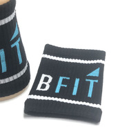 Bracelets de fitness en croix personnalisés avec logo bandeaux de sport protège-poignets en nylon et en coton pour l'haltérophilie