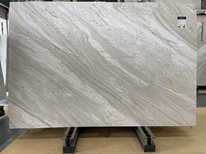 Dalles de marbre blanc Earl, marbre blanc pur élégant avec des veines grises délicates pour les sols de villas de luxe, les halls d'hôtels et les salles de bain - Product Image 1