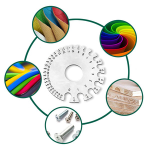 0, 007-0, 3125 Zoll 0-36 Runde AWG SWG Draht messgerät Dicke Lineal Messgerät Schweiß prüf durchmesser Edelstahl-Messwerk zeug - Product Image 4