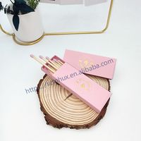 Prix de gros d'usine avec boîte de luxe long bâton en bois correspond à boîte d'allumettes personnalisée logo coloré pour bougie cigare maison