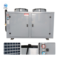 Congélation rapide 5hp 7hp 10hp 12hp compresseur de réfrigérant chambre froide unité de compresseur condenseur Machine pour le stockage de la viande
