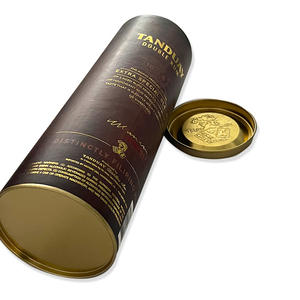 Fabricación de fábrica al por mayor tipo personalizado cilindro papel Kraft vino vela Perfume regalo caramelo caja de papel tubo - Product Image 3