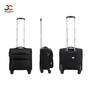 Valise à roulettes unisexe en tissu Oxford de 16 pouces, légère, bagage à main avec poche pour <span class=keywords><strong>ordinateur</strong></span> - Product Image 6