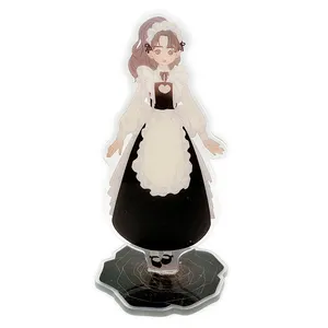 Anime klar benutzer definierte Acryl Stand Modell Platte Schreibtisch Dekor Kunststoff Zeichen Schlüssel bund Standee für Fans Geschenke
