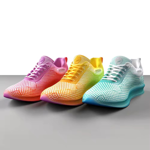 Custom TPU 3D Printed Running <b>Shoes</b> SLA Elastic Soft Sneakers Lightweight Breathable Athletic Casual Footwear 3MF/STL Supported - Product Image 5